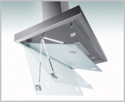 Gutmann Campo 05 I A Extern Inselhaube, Edelstahl und Glas 120 cm, mit LED-Beleuchtung, ohne Motor, 05I1200A. Mit 5 Jahren Garantie!