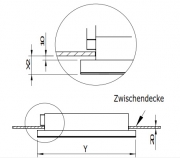 Gutmann Capa 07 EM B Intern Deckenhaube, Edelstahl und Glas 100 cm, mit LED-Beleuchtung, mit Motor, 07EM1000B. Mit 5 Jahren Garantie!