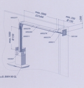 berbel, 1004734 Abluft-Set ECO III 150 Flach doppelt 1004734