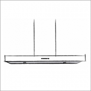 Falmec Plane Design Maanfertigung Edelstahl, mit 5 Jahren Garantie