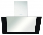 Silverline Pandora Deluxe Wandesse 90 cm PAW 985.1 SE Edelstahl/Glas Schwarz