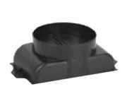 Silverline NRV 150 Abluftstutzen mit Rckstauklappe