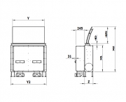 Gutmann Futura 01 ML B Intern Muldenlfter, Edelstahl und Glas, 90 cm, mit Motor, 01ML900B. Mit 5 Jahren Garantie!