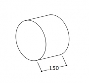 Gutmann Verbindungsstck, TZ 111 VS 180, 180 mm