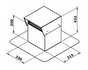 Gutmann Flachdachdurchfhrung inkl. Rckstauklappe  180 mm, TZ 222 F ED 180