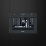 SMEG CMS8451A Nostalgie Einbau-Kaffeevollautomat, Anthrazit Gold/Messing Antik-Design, mit 5 Jahren Garantie!