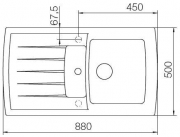 Schock Lotus D-100 A Einbau/Auflage, Puro
