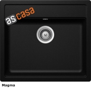 Schock Mono N-100 U Unterbau, INKL. GLASSCHNEIDBRETT UND RESTESCHALE, Magma