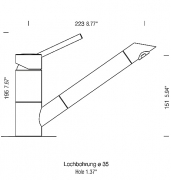 Schock SC-200 Schlauchbrause, Cristadur, Farbe Stone