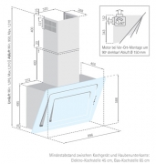 Silverline Alya Premium 90 cm AYW 994.1 S Edelstahl-Schwarzglas/Schwarzglas. Mit 5 Jahren Garantie!