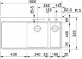 Franke Mythos MMX 261 Einbausp�le - SlimTop (Becken links), 127.0380.434
