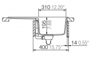 Schock Horizont D-100 S U Unterbau, INKL. GLASSCHNEIDBRETT, Carbonium