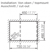 Schock Mono D-100 S A Einbau/Auflage, Magnolia