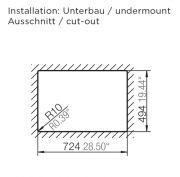 Schock Mono D-100 S U Unterbau, Bronze
