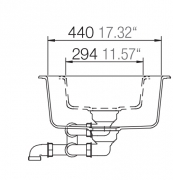 Schock Mono D-150 A Einbau/Auflage, Incl. GLASSCHNEIDBRETT, Magnolia