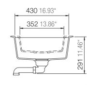 Schock Epure D-150 A Einbau/Auflage, Nero