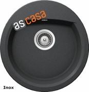 Schock Manhattan R-100 A Einbau/Auflage, Nero