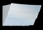 Silverline Trinity TTW 853 W Edelstahl/Weiglas Wandhaube, mit LED-Beleuchtung. Mit 5 Jahren Garantie!