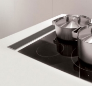 Silverline Apollo RF ART 914 S Edelstahl/Schwarzglas Tischhaube. Mit 5 Jahren Garantie!