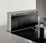 Silverline Apollo RF Intern Premium ARIT 614 S Edelstahl/Schwarzglas Tischhaube. Mit 5 Jahren Garantie!