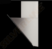 Silverline Pegasus Premium 120 cm PGW 194 W Edelstahl/Weiglas Wandhaube. Mit 5 Jahren Garantie!
