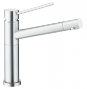 Systemceram KeraDomo TREND Einhebelmischer, Hochdruck, Edelstahlfinish