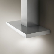 Elica Joy BLIX/A/90 Wandhaube Edelstahl, Glas schwarz, PRF0104626A