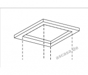 Gutmann Rosette fr Inselhauben/Kanle, RI 511 ADS
