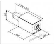 Gutmann Umluftelement (mit Aktivkohle-Wabenkrper), TZ 210