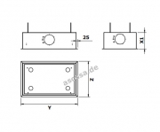 Gutmann Campo II 05 EM B Intern Deckenhaube, Edelstahl und Glas 116 cm, mit LED-Beleuchtung, mit Motor, 05EM1160B. Mit 5 Jahren Garantie!