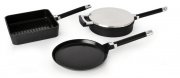 Kppersbusch Pfannenset mit abnehmbaren Griffen 1301