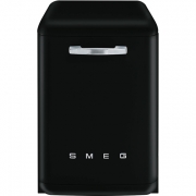 SMEG LVFABBL Stand-Geschirrspler Retrostyle, freistehend, 60 cm, Schwarz, Effizienzklassen A+++A, mit 5 Jahren Garantie!