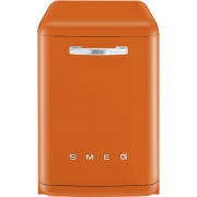 SMEG LVFABOR Stand-Geschirrspler Retrostyle, freistehend, 60 cm, Orange, Effizienzklassen A+++ A, mit 5 Jahren Garantie!