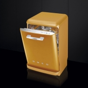 SMEG LVFABOR Stand-Geschirrspler Retrostyle, freistehend, 60 cm, Orange, Effizienzklassen A+++ A, mit 5 Jahren Garantie!