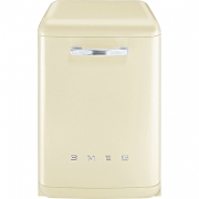 SMEG LVFABCR Stand-Geschirrspler Retrostyle, freistehend, 60 cm, Creme, Effizienzklassen A+++ A, mit 5 Jahren Garantie!