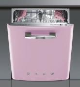 SMEG ST2FABCR Geschirrspler integrierbar, 50er Jahre, creme, Energieeffizienz A+++ A, mit 5 Jahren Garantie!