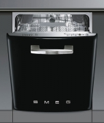 SMEG ST2FABRD Geschirrspler integrierbar, 50er Jahre, rot, Energieeffizienz A+++ A, mit 5 Jahren Garantie!