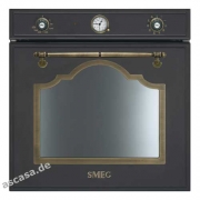 SMEG SF750RA Nostalgie-Einbaubackofen Multifunktion, Kupfer Antik, Energieeffizienzklasse A, mit 5 Jahren Garantie!