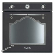 SMEG SF750RA Nostalgie-Einbaubackofen Multifunktion, Kupfer Antik, Energieeffizienzklasse A, mit 5 Jahren Garantie!