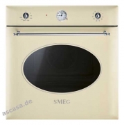 SMEG SF855RA Nostalgie Einbaubackofen Multifunktion, Kupfer Design, Energieeffizienzklasse A, mit 5 Jahren Garantie!