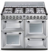 SMEG TR4110 BLD1 Kochzentrum, Gaskochfeld, Schwarz, 110 cm, EEK: A, mit 5 Jahren Garantie!