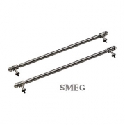 Smeg KITKCS-2 Reling / SMEG - Logo in Silber Antik