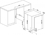 SMEG STL7233L Geschirrspler, vollintegrierbar, Effizienzklassen A+++A, mit 5 Jahren Garantie!