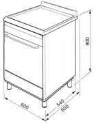 SMEG SCD60EMX9 Kombistandherd, Gas, Edelstahl, 60 cm, Energieeffizienzklasse A, mit 5 Jahren Garantie!
