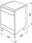 SMEG CO68CMP9 Elektrostandherd, Creme, 60 cm, Energieeffizienzklasse A, mit 5 Jahren Garantie!