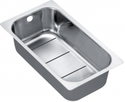 Franke Abtropfbecken fuer PBG, Edelstahl 305 x 180 x 80 mm, 112.0250.861