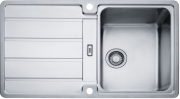 Franke Hydros HDX 614 Einbausple Edelstahl Glatt, reversible Einbaumglichkeit, 101.0303.619