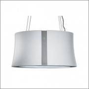 Falmec Zephiro E.ion-System, Schwarz, 67 cm, Inselhaube, mit 5 Jahren Garantie