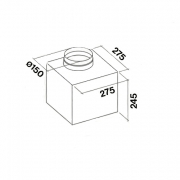 Falmec Zwischenkammergeblse / Wrfelmotor 950