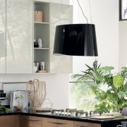 Falmec Mare E.ion-System, Schwarz, 66 cm, Wandhaube, mit 5 Jahren Garantie